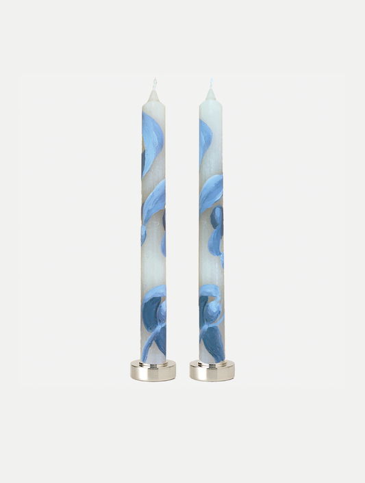 Kelp Ritual Candle Pair Blue