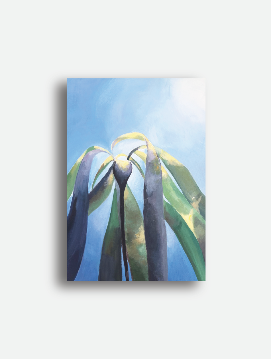 Looking Up Through Kelp, on Canvas